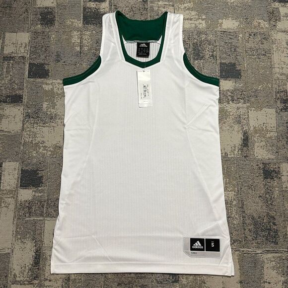 Adidas Crazy Light Women's S Racer back Tank Sports White / Green NWT - Picture 1 of 7